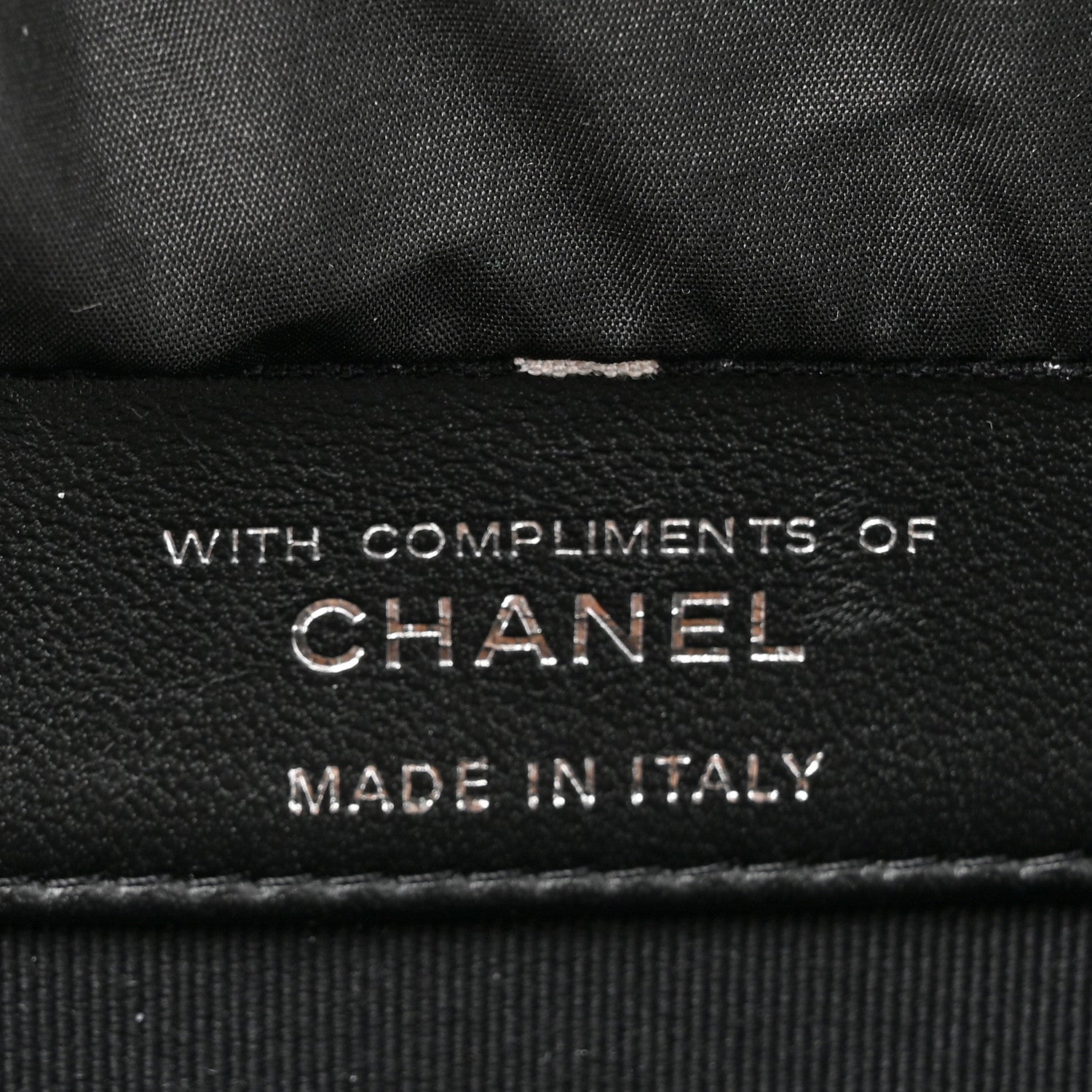 Chanel Jersey Fabric Quilted Foldable Tote With Chain Black Multicolor 10 of 18