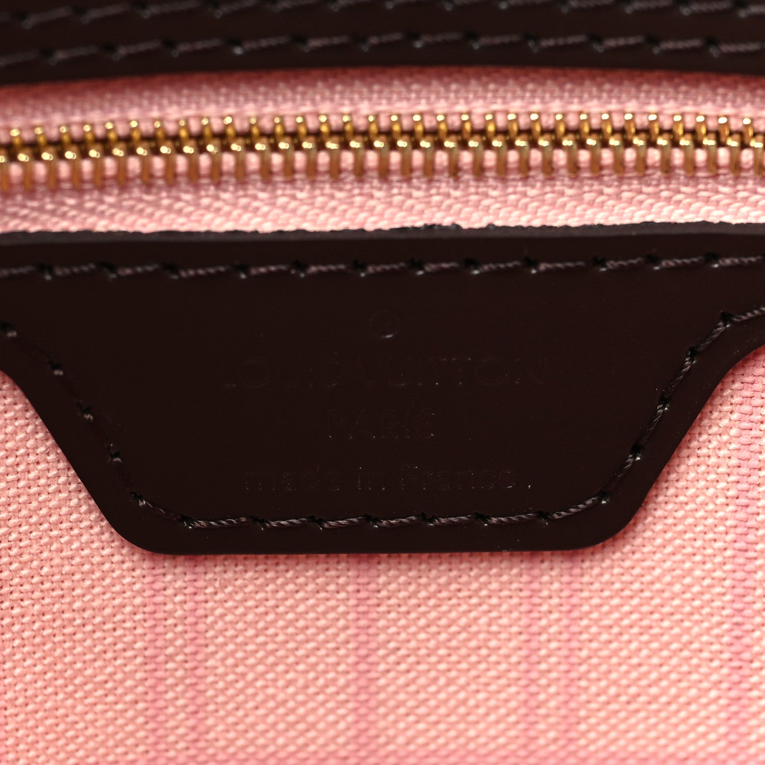 Louis Vuitton Damier Ebene Neo Neverfull MM Rose Ballerine 6 of 10