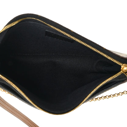 Louis Vuitton Monogram Pallas Clutch Black 5 of 14