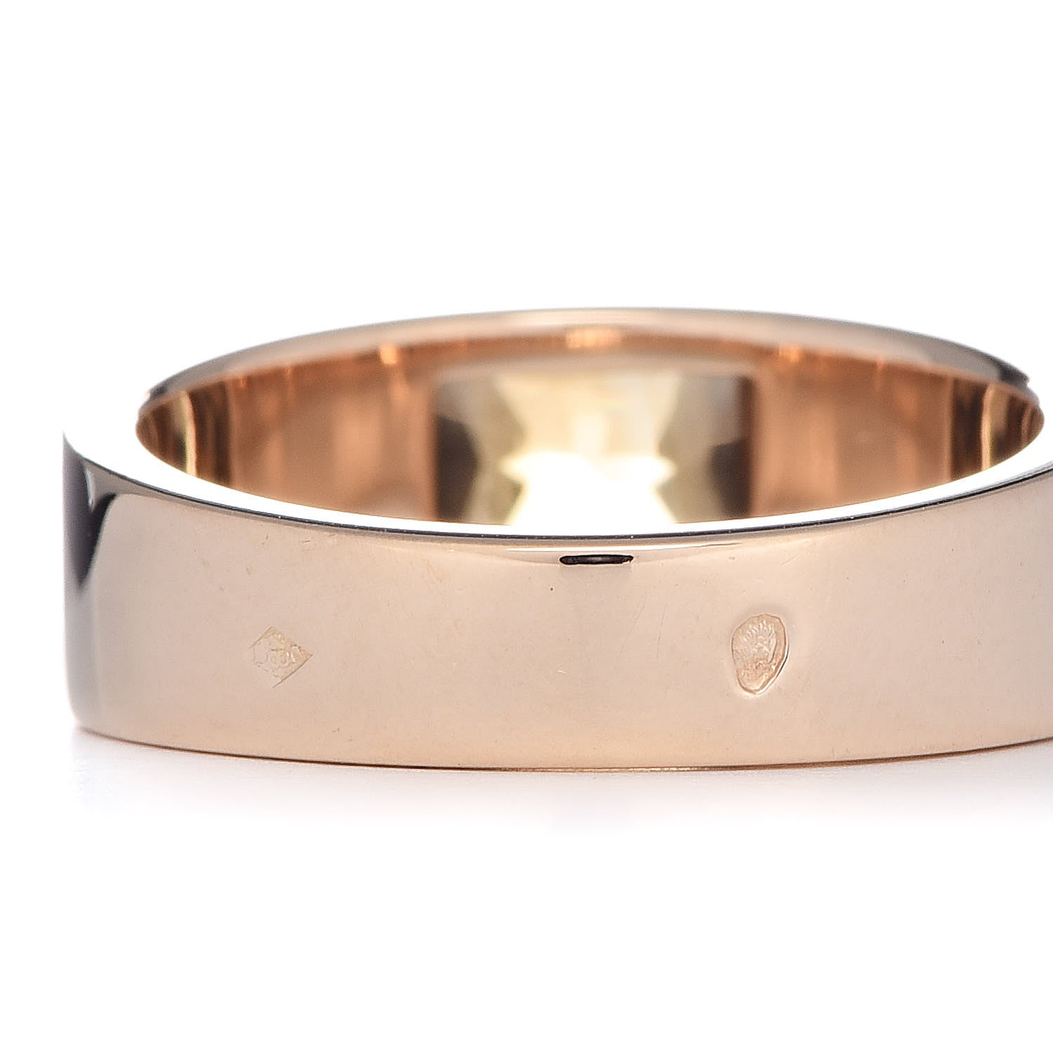 Cartier 18K Yellow Gold Citrine Tank Ring 54 7 5 of 8