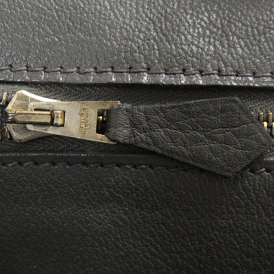 Hermes Taurillon Clemence Birkin 35 Vert Veronese 12 of 13