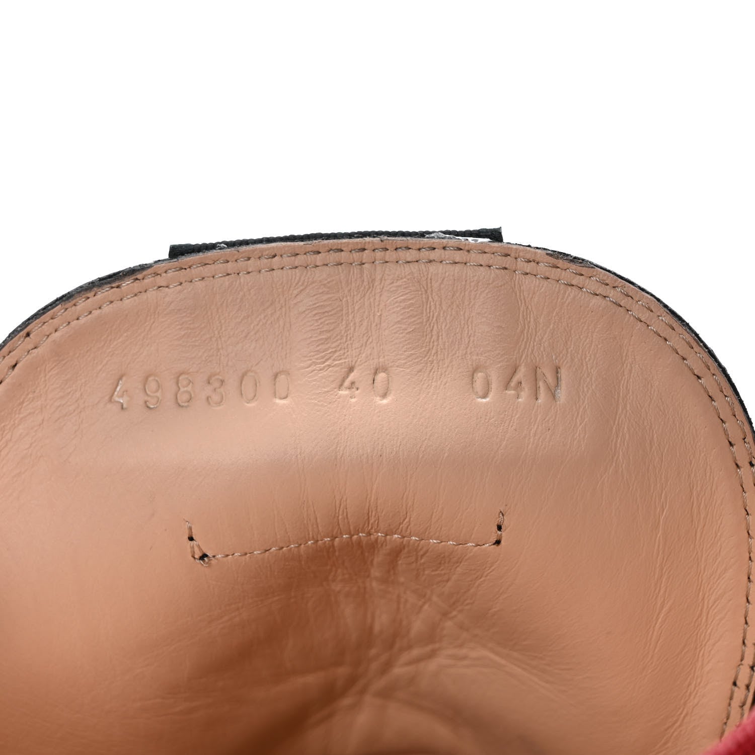 Gucci Calfskin Rainbow Trip Lace Up Combat Boots 40 Black 8 of 8
