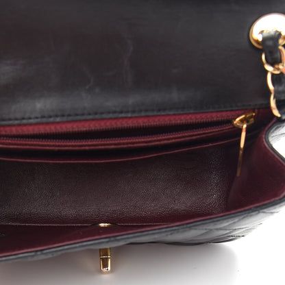 Chanel Lambskin Quilted Mini Square Flap Black 4 of 9