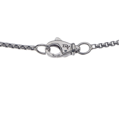 David Yurman Sterling Silver Diamond Amethyst 7mm Petite Albion Pendant Necklace 6 of 6