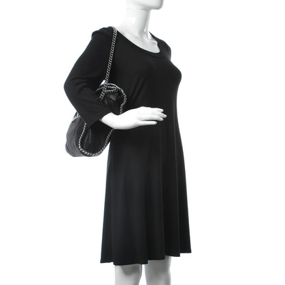 Stella McCartney Shaggy Deer Falabella Fold Over Tote Black 2 of 8