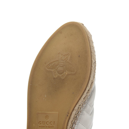 Gucci Nappa Matelasse GG Marmont Espadrille Slippers 39 Great White 15 of 19