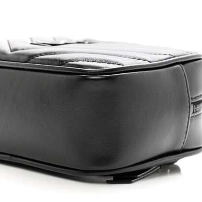 Saint Laurent Calfskin Matelasse Monogram Lou Belt Bag Black 9 of 9