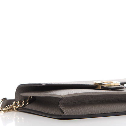 Gucci Dollar Calfskin Interlocking G Chain Wallet Loess 5 of 10