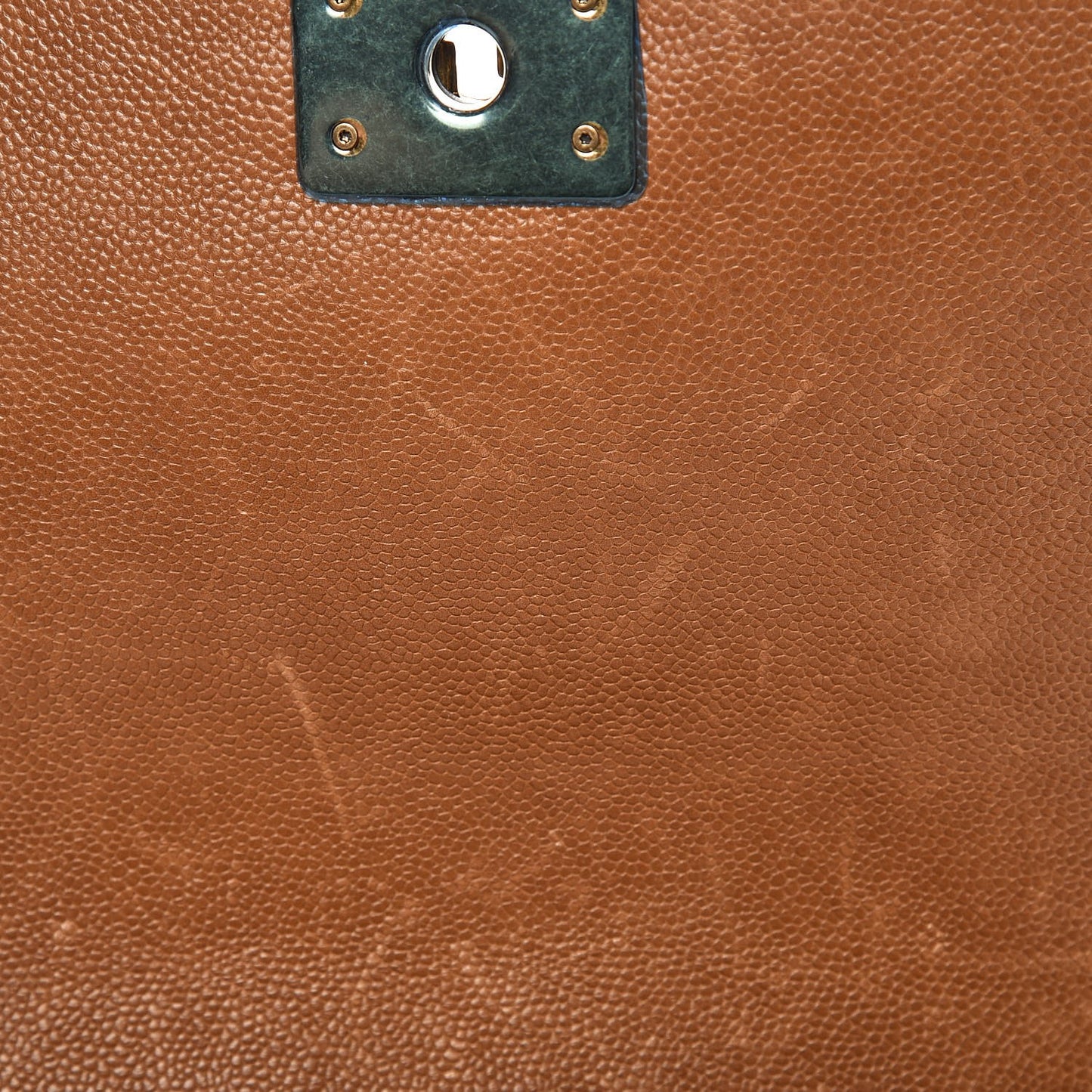 Caviar Quilted Medium Boy Flap Light Brown