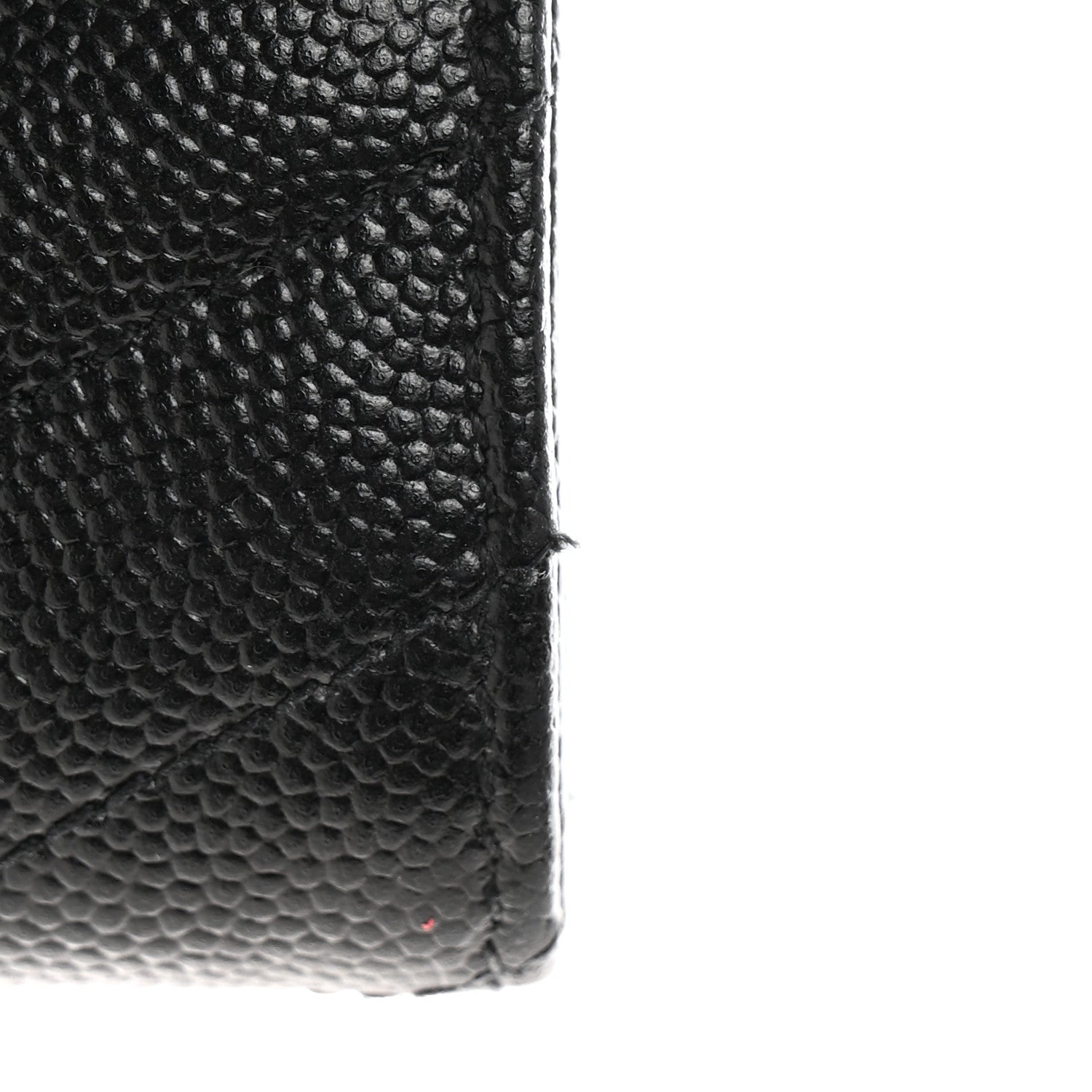 Saint Laurent Grain De Poudre Matelasse Chevron Monogram Flap Wallet Black 9 of 9