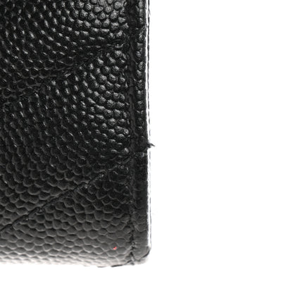 Saint Laurent Grain De Poudre Matelasse Chevron Monogram Flap Wallet Black 9 of 9