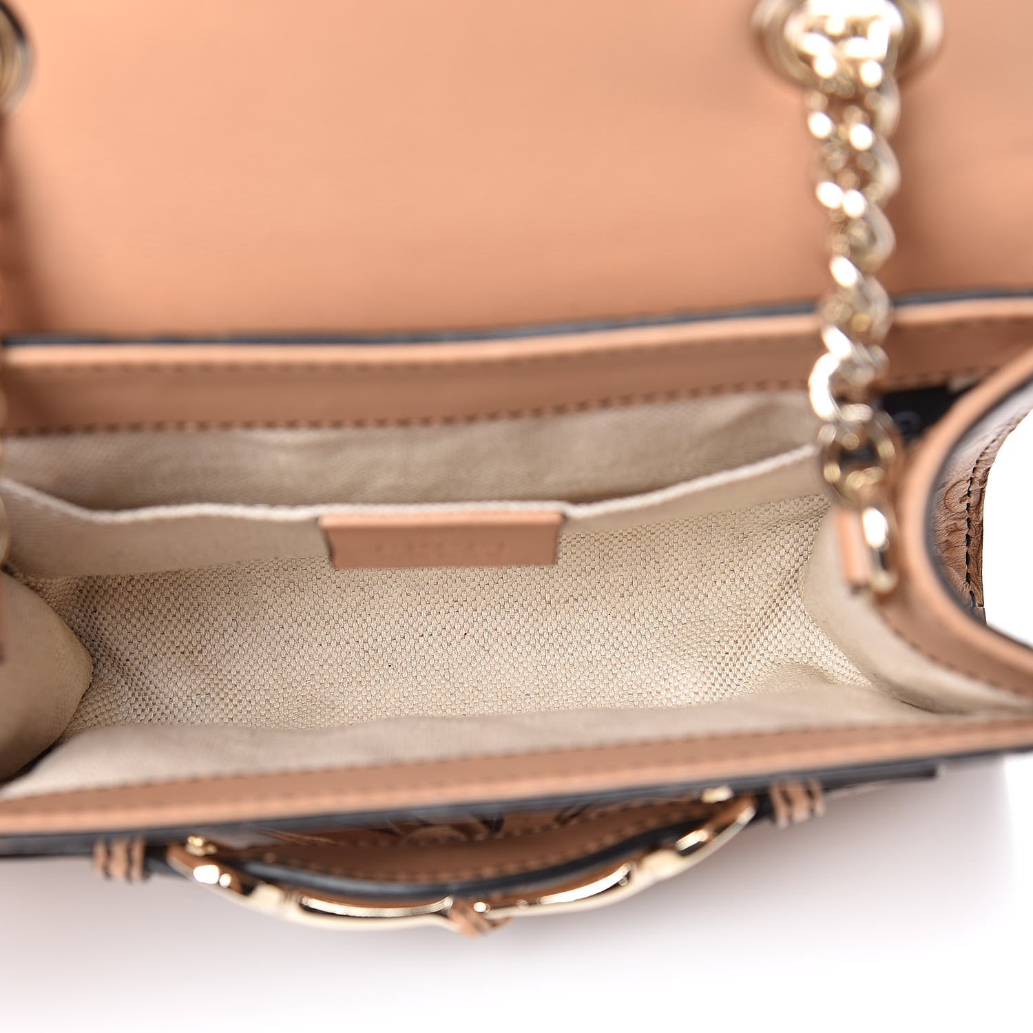 Gucci Guccissima Mini Emily Chain Shoulder Bag Camelia 5 of 10