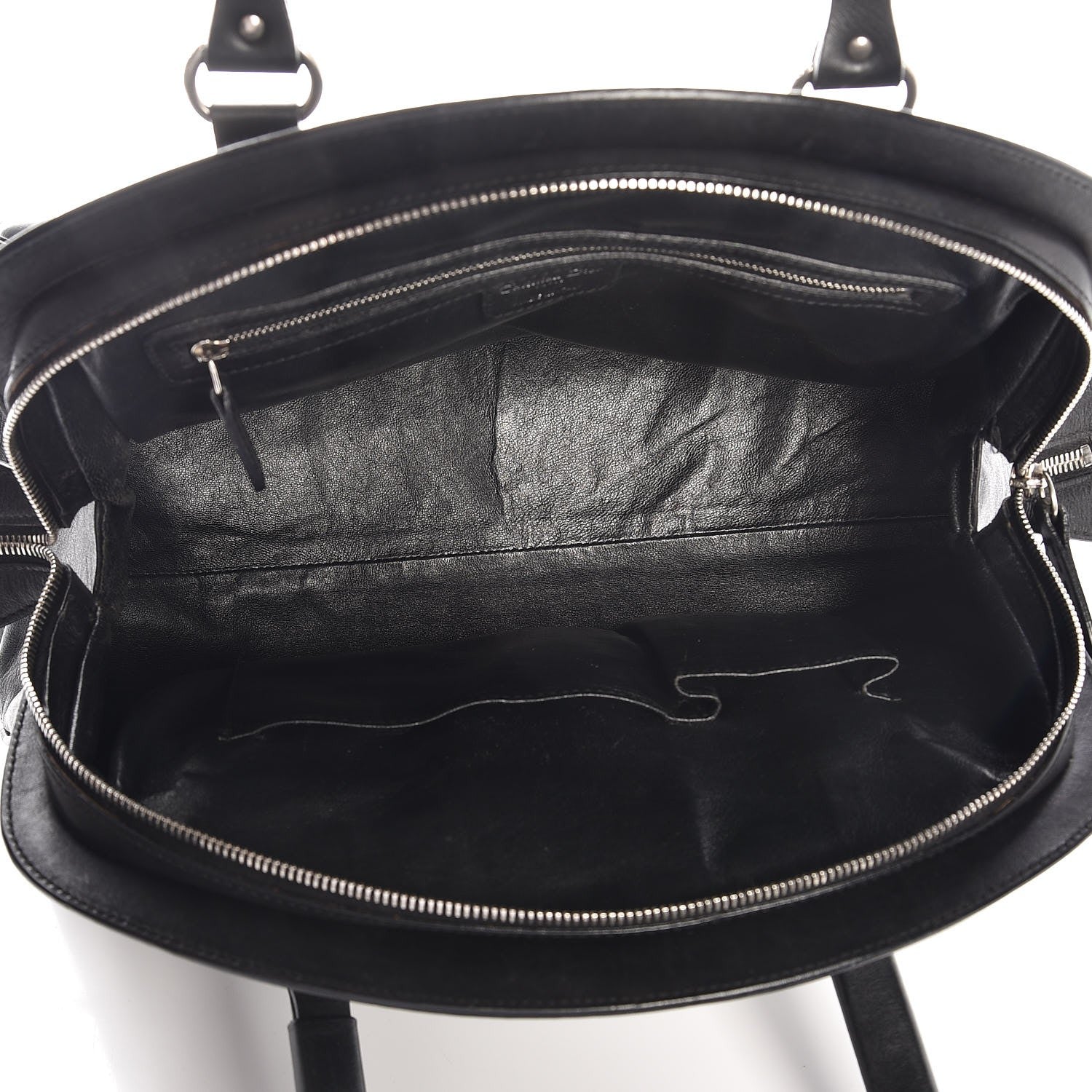 Christian Dior Calfskin My Dior Satchel Black 5 of 7