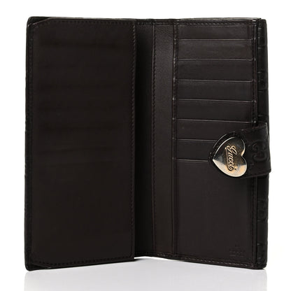 Gucci Guccissima Heart Continental Wallet Dark Brown 8 of 12
