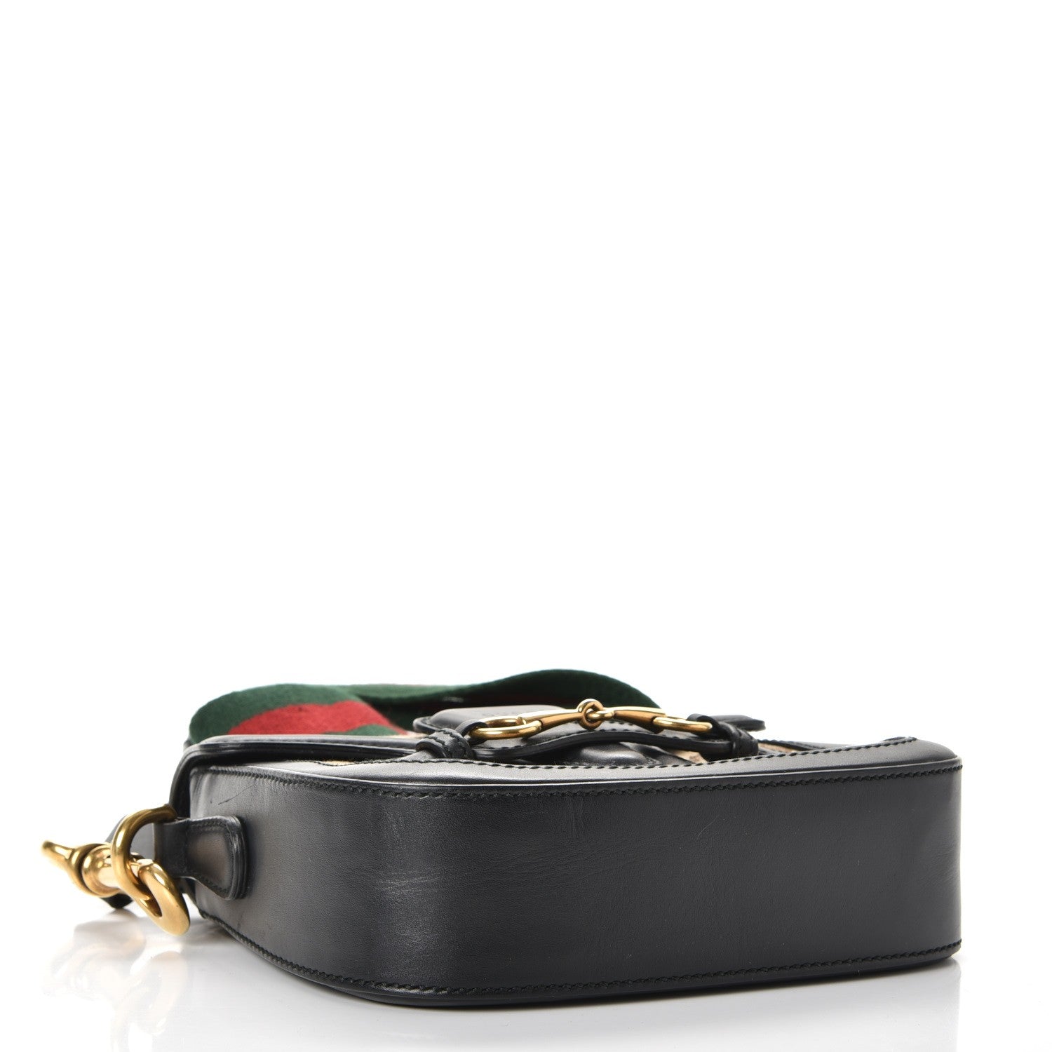 Gucci Monogram Small Lady Web Shoulder Bag Beige Black 4 of 9