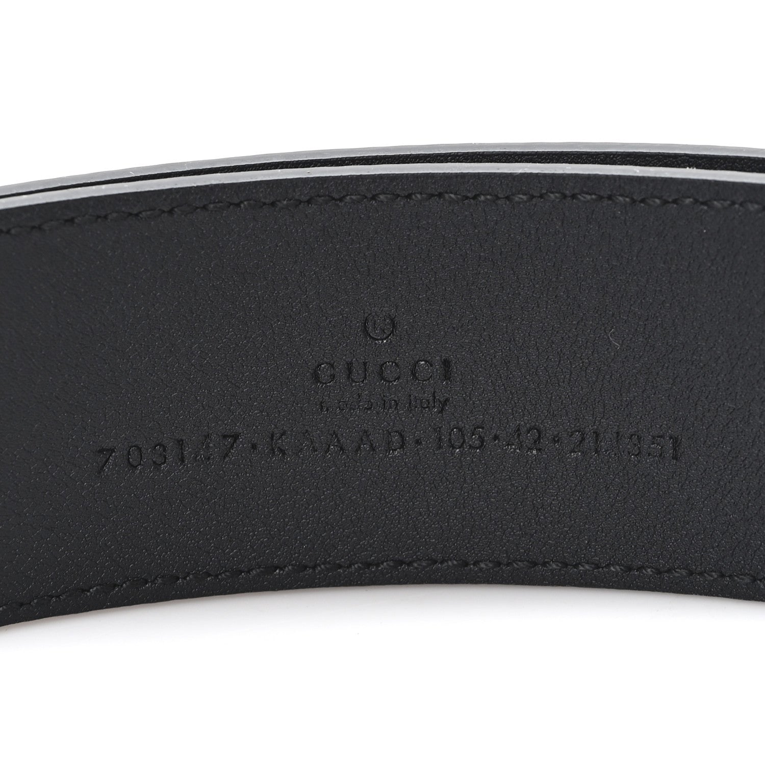 Gucci GG Supreme Monogram Blondie 40mm Belt 85 34 Black 5 of 9