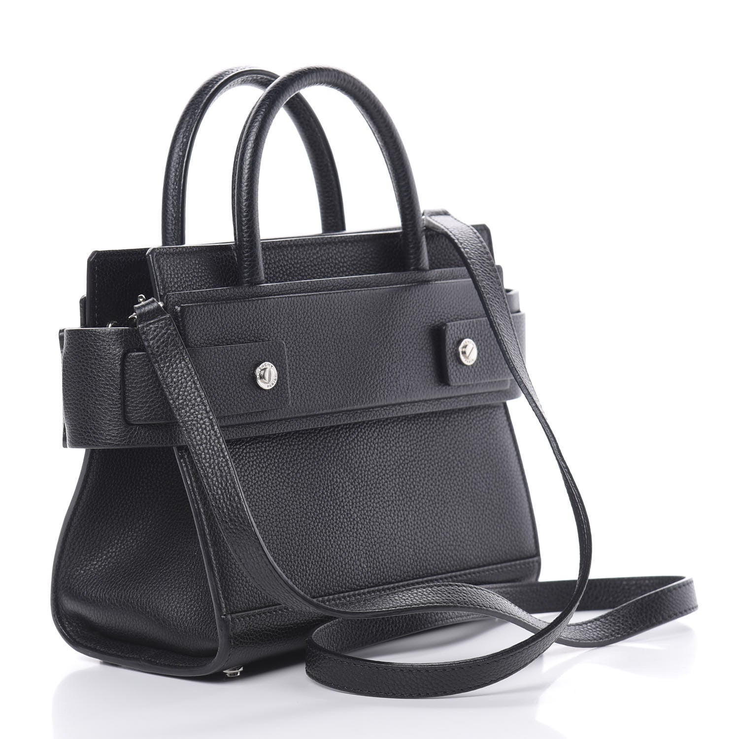 Givenchy Grained Calfskin Mini Horizon Satchel Black 3 of 11