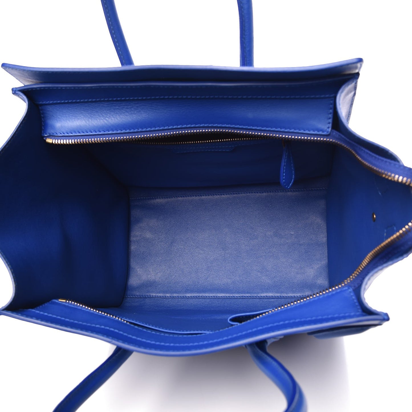 Smooth Calfskin Mini Luggage Royal Blue