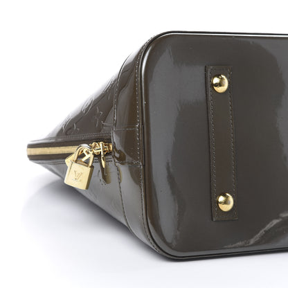 Louis Vuitton Vernis Alma GM Vert Bronze 8 of 21
