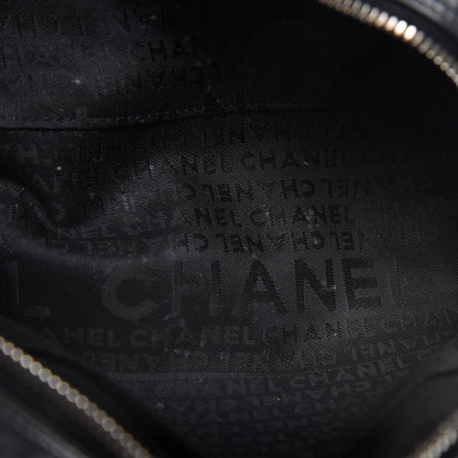 Chanel Aged Calfskin Quilted Cambon Cosmetic Case Black 8 of 10