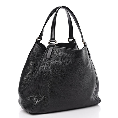 Gucci Pebbled Calfskin Medium Soho Shoulder Bag Black 3 of 12