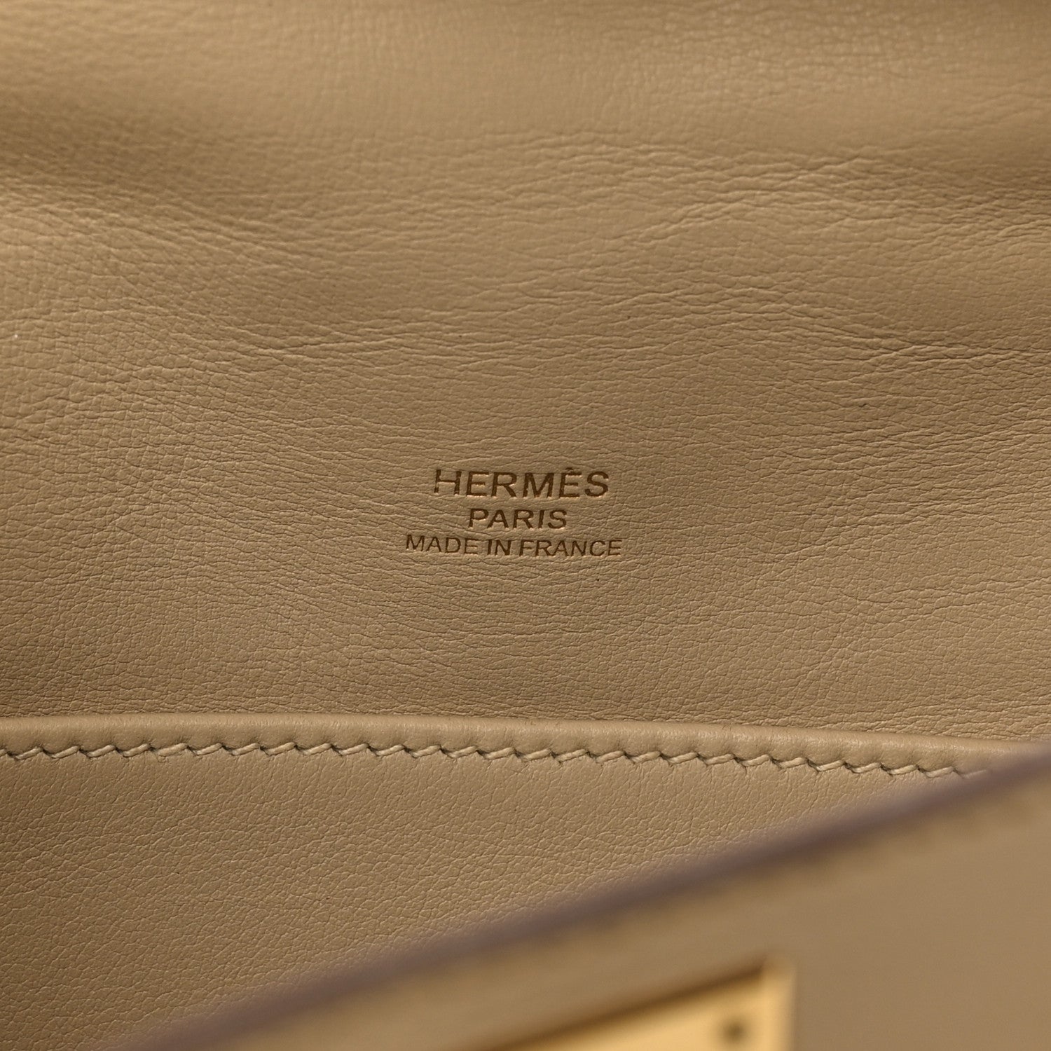Hermes Swift Kelly Longue Clutch Pochette Tabac Camel 1853149