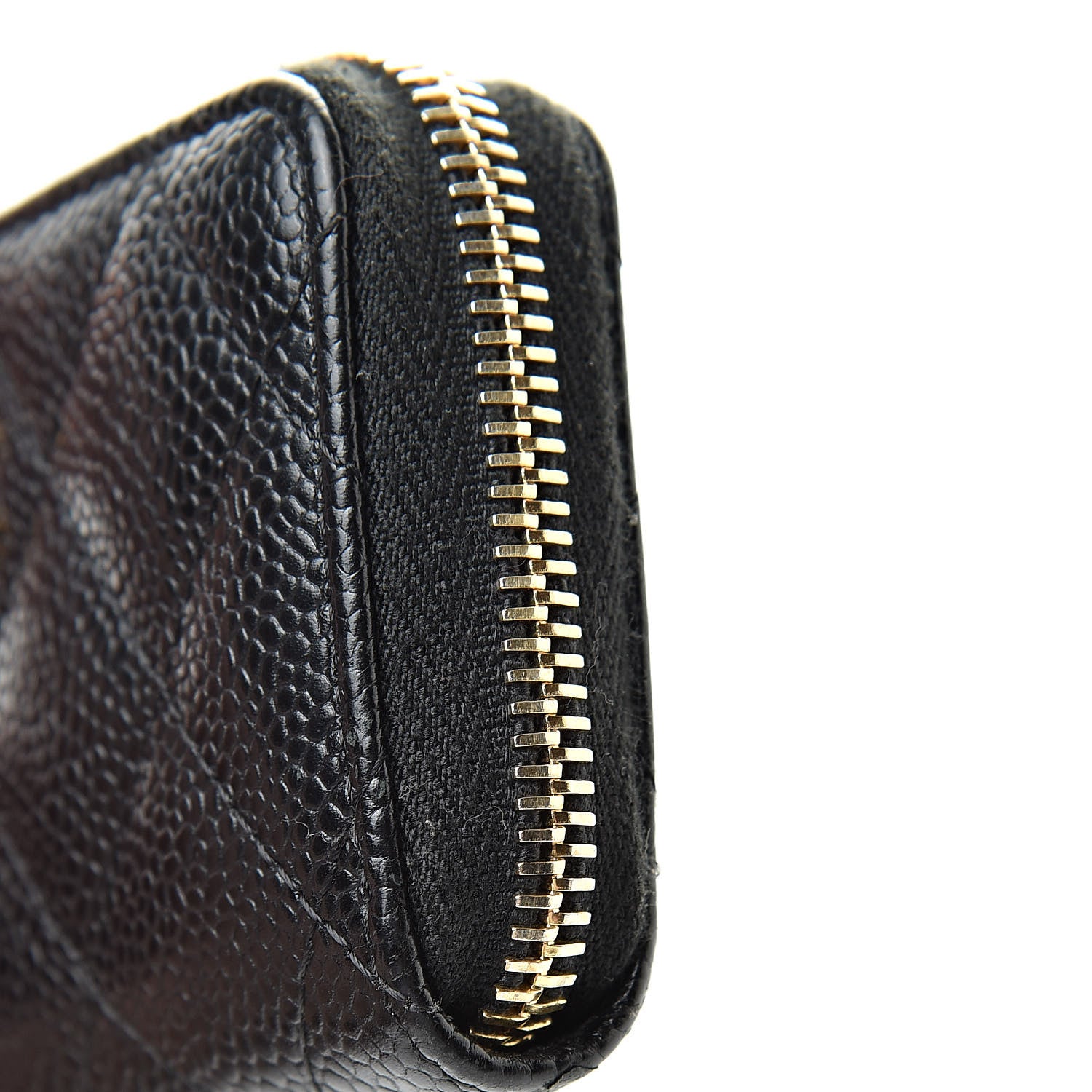 Chanel Caviar Quilted Zip Coin Purse Black 8 of 10