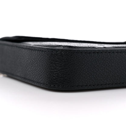Louis Vuitton Empreinte Pochette Felicie Chain Wallet Black 7 of 10