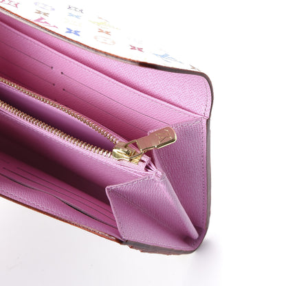 Louis Vuitton Multicolor Sarah Wallet NM White Litchi 7 of 9