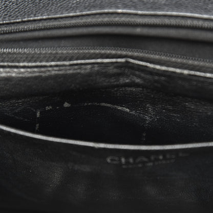 Chanel Caviar Quilted Jumbo Single Flap Black 14 of 20