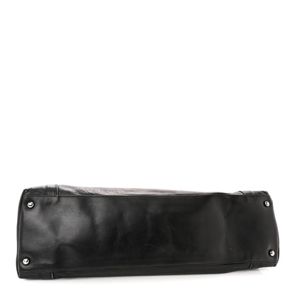 Chanel Lambskin East West Soho Shopper Black 4 of 12
