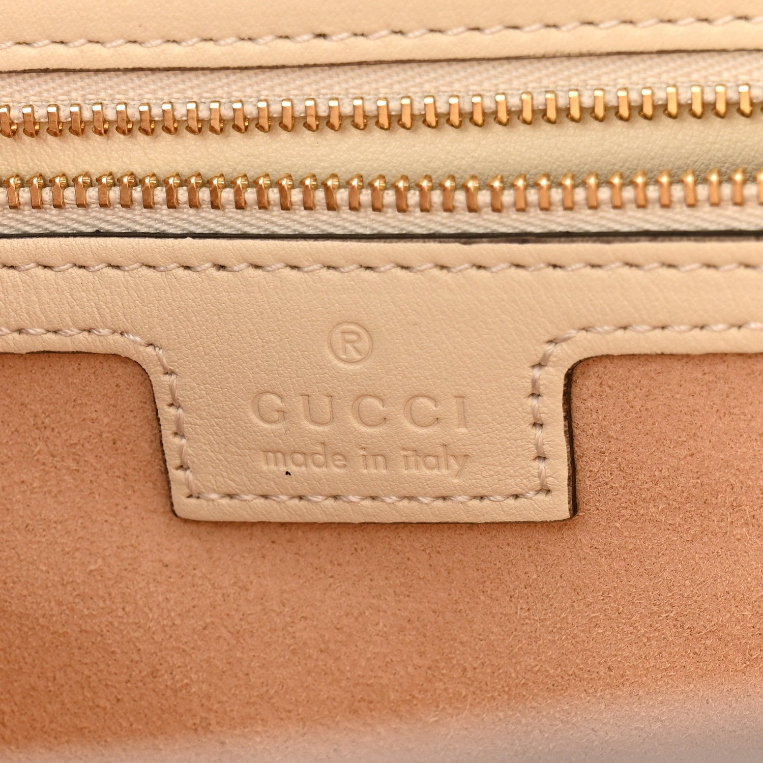 Gucci GG Supreme Monogram Medium Padlock Tote White 6 of 11