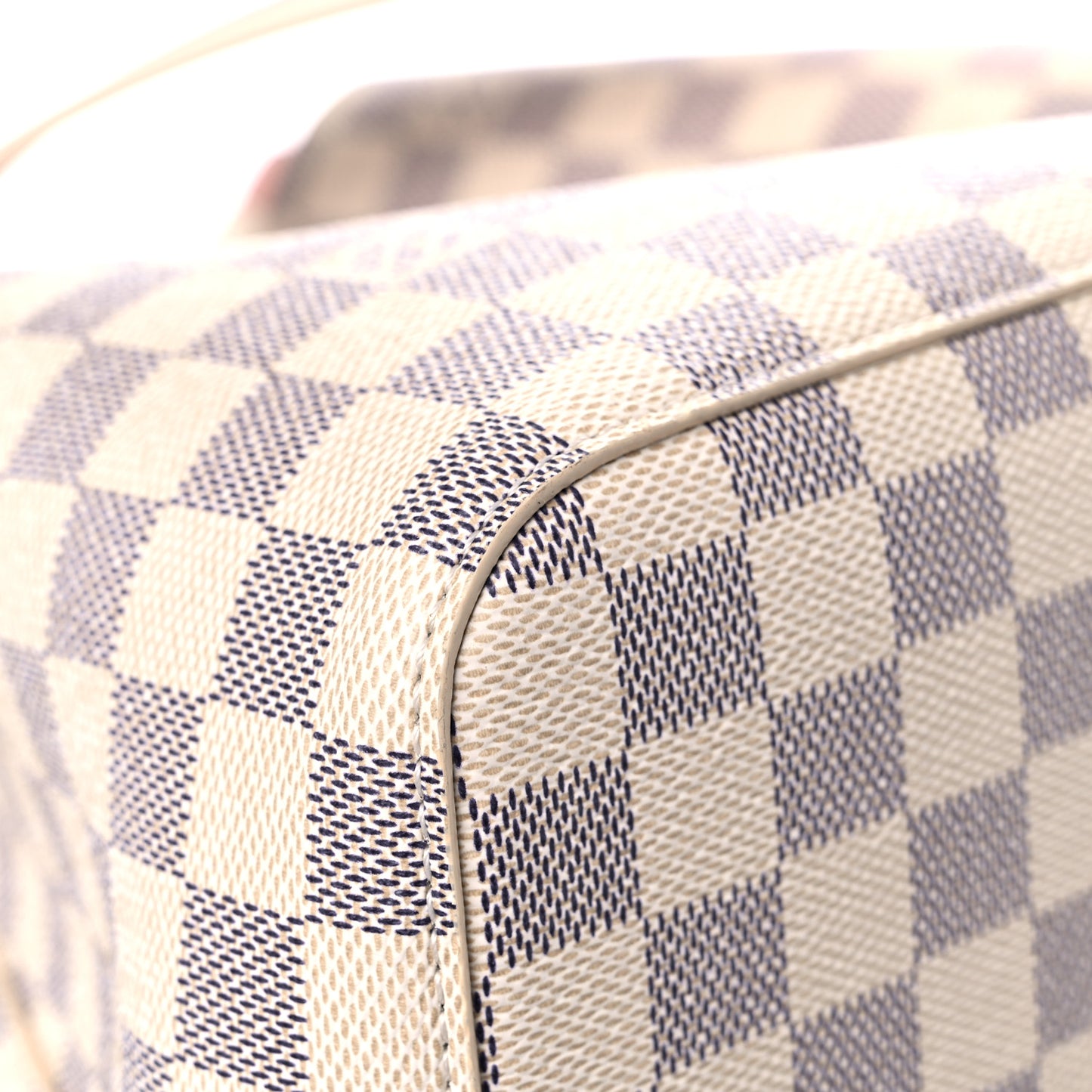 Damier Azur Braided Neonoe MM Peach Cream