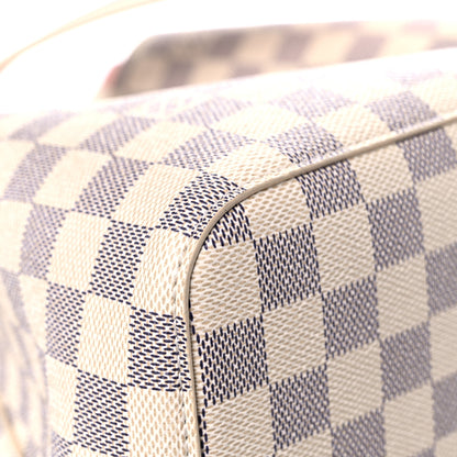 Louis Vuitton Damier Azur Braided Neonoe MM Peach Cream 10 of 11
