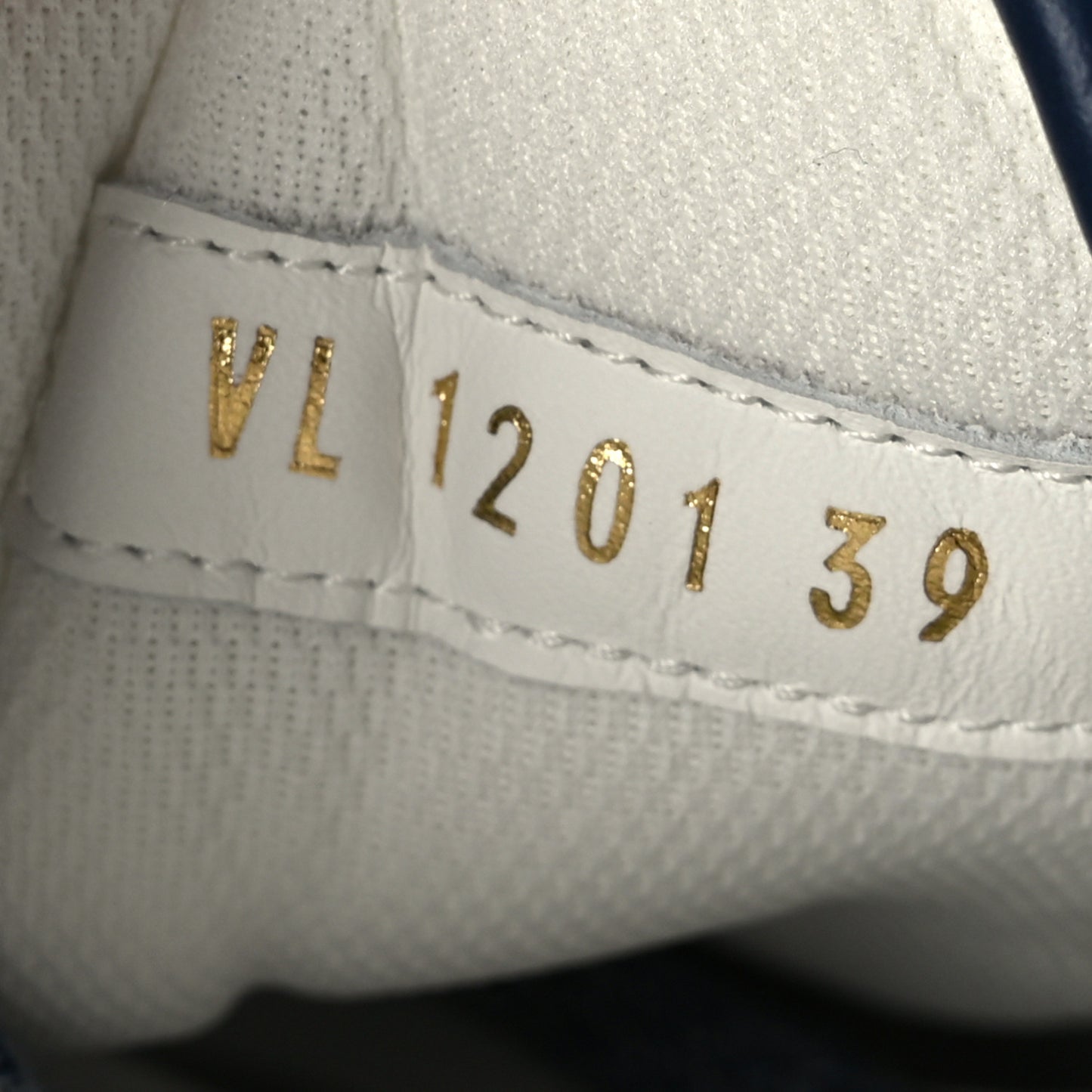 Denim Monogram Squad Sneakers 39 Marine