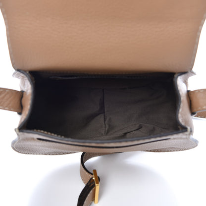 Chloe Calfskin Mini Marcie Round Crossbody Bag Nut 5 of 9