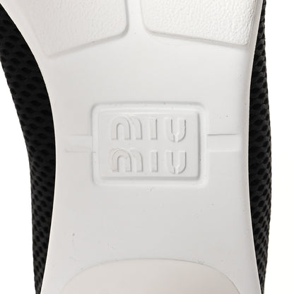 Miu Miu Mesh Kitten Heels Sneakers 41 Black 8 of 9