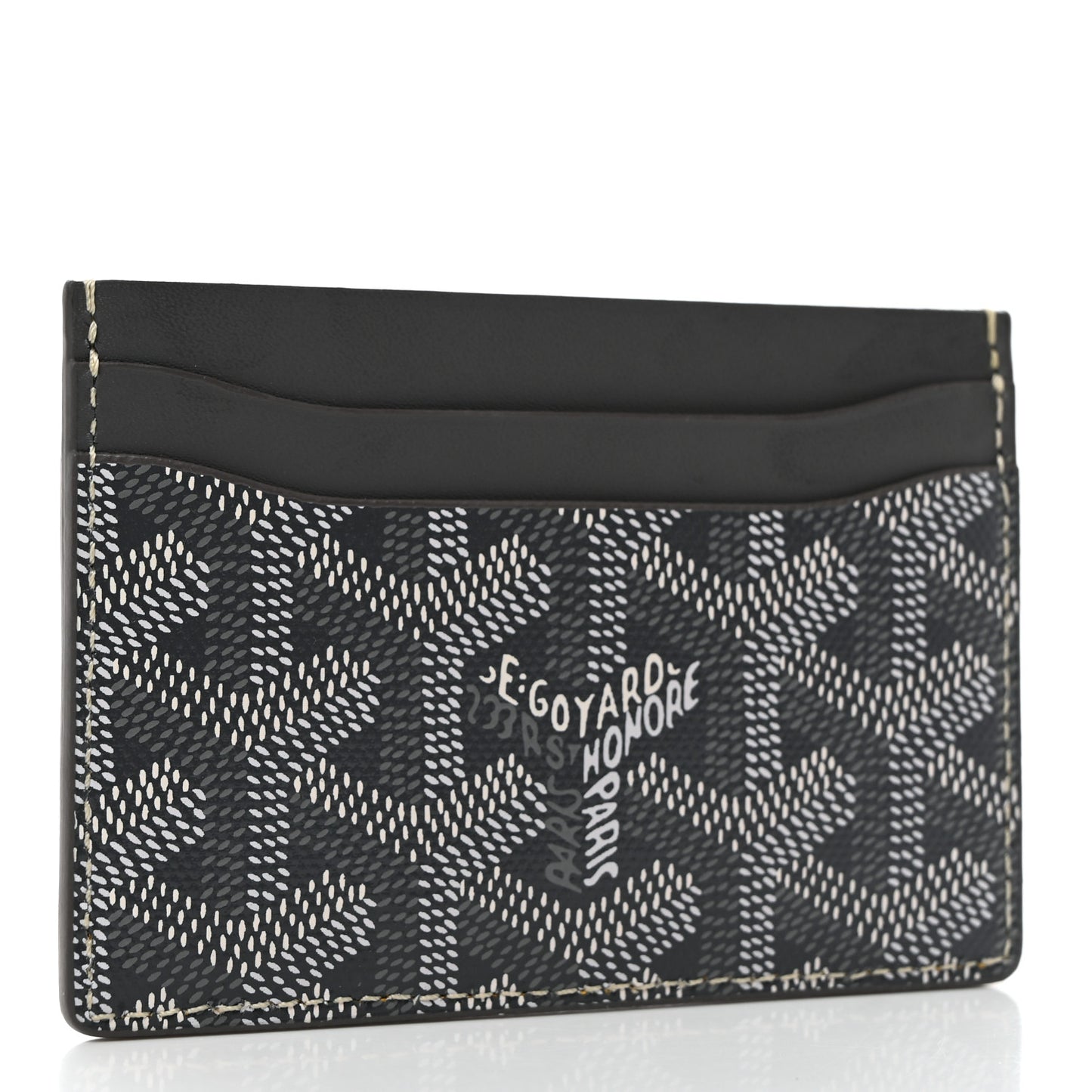 Goyardine Saint Sulpice Card Holder Grey