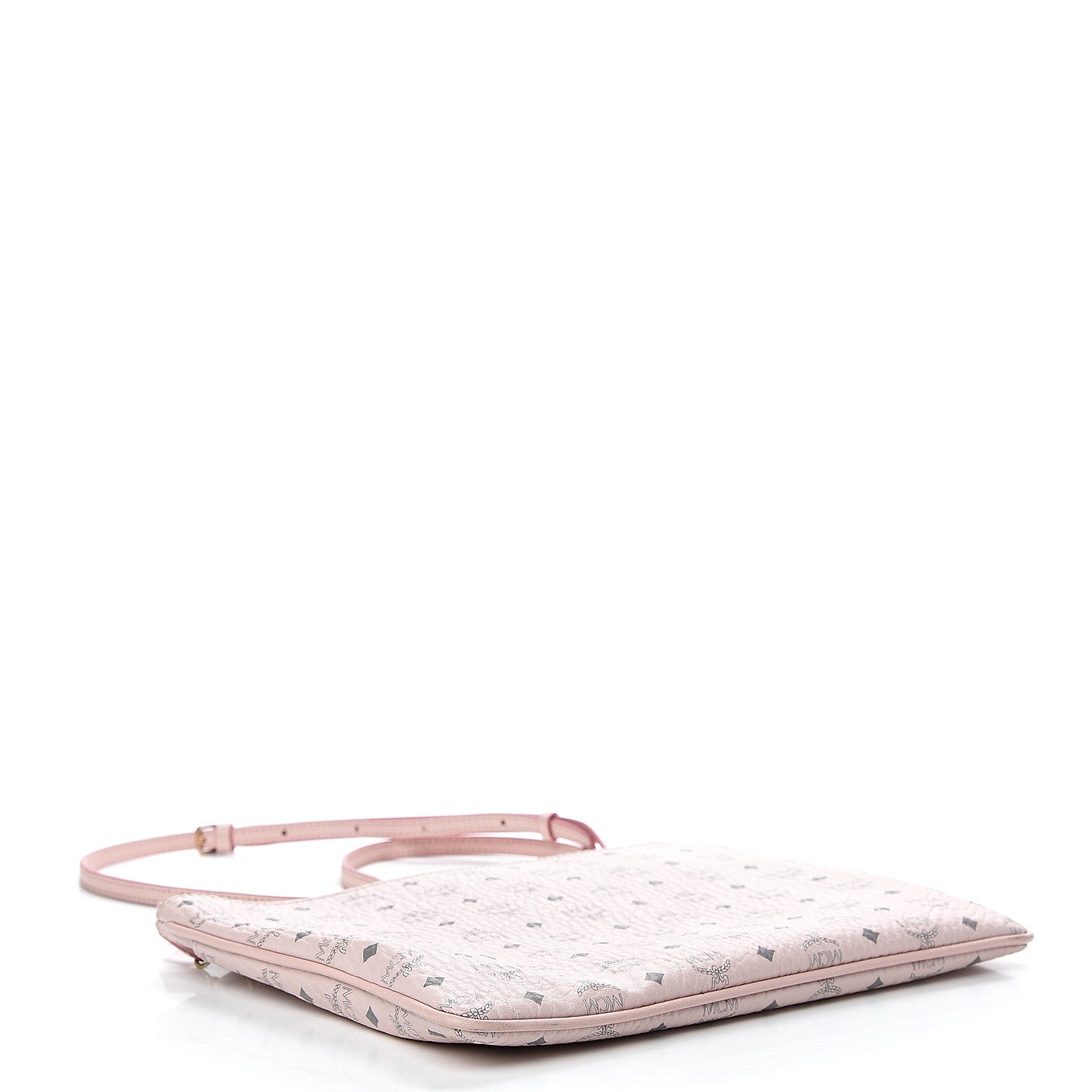 MCM Visetos Medium Crossbody Pouch Powder Pink 3 of 11