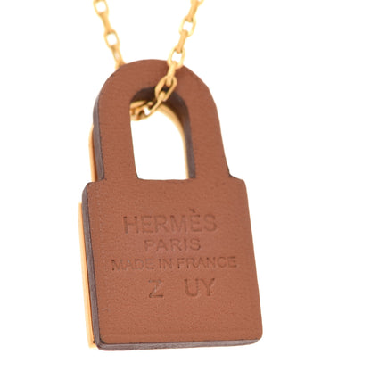 Hermes Swift Small O'Kelly Pendant Necklace Gold 5 of 7