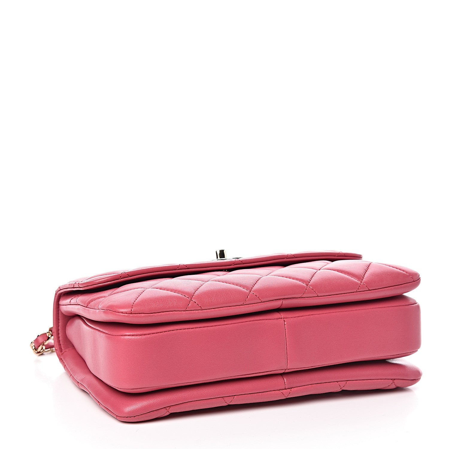 Chanel Lambskin Quilted Small Trendy CC Dual Handle Bag Dark Pink 4 of 10