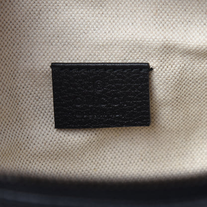 Gucci Grained Calfskin Logo Belt Bag Black 6 of 12