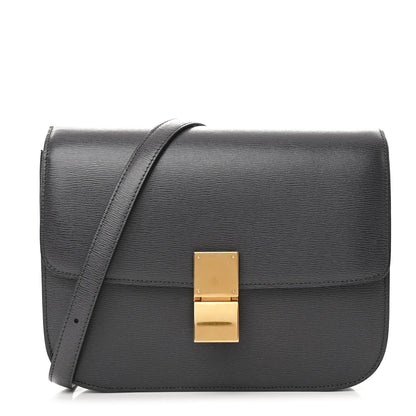 Celine Liege Calfskin Medium Classic Box Flap Bag Grey 1 of 11