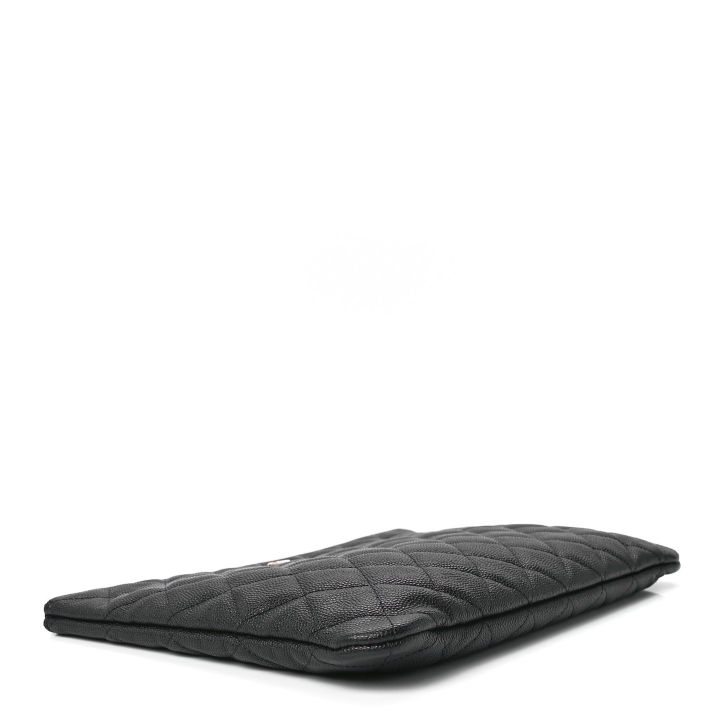 Caviar Quilted Medium Cosmetic Case Black