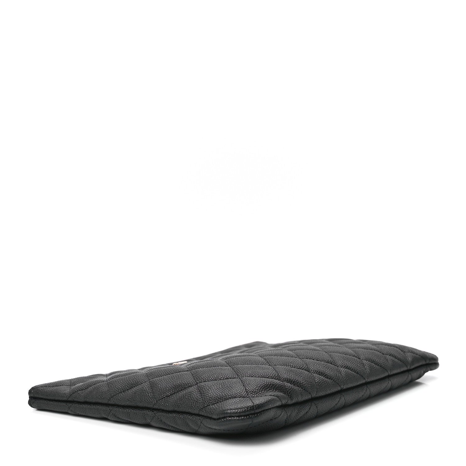 Chanel Caviar Quilted Medium Cosmetic Case Black 4 of 11