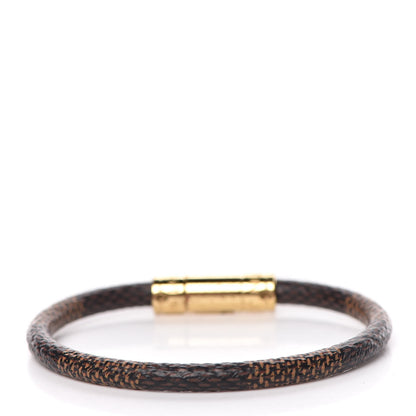 Louis Vuitton Damier Ebene Keep It Bracelet 17 3 of 5