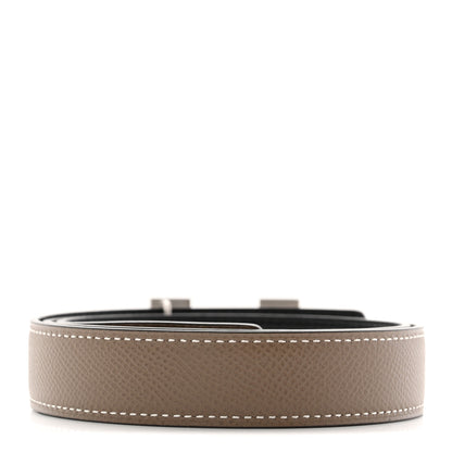 Hermes Swift Epsom 24mm Mini Martelee Constance Belt 70 28 Etoupe Black 2 of 6