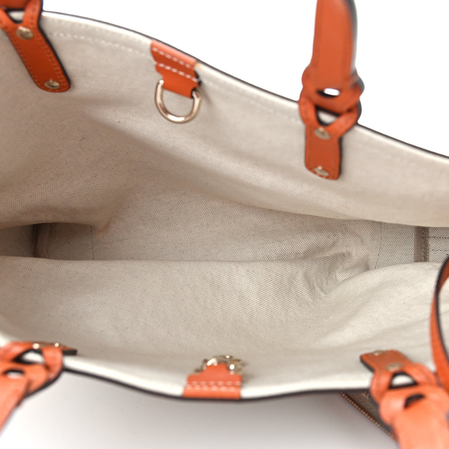 Gucci Diamante Small Craft Tote Orange 6 of 8