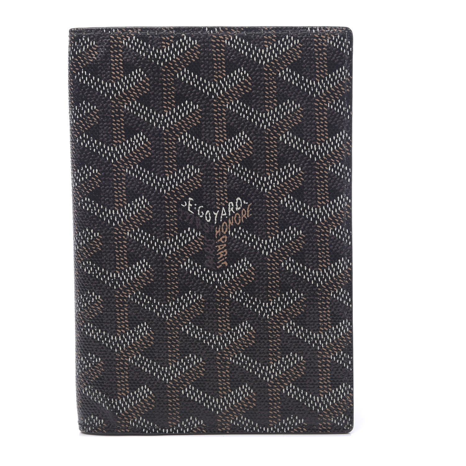 Goyard Goyardine Passport Holder Black 1 of 6