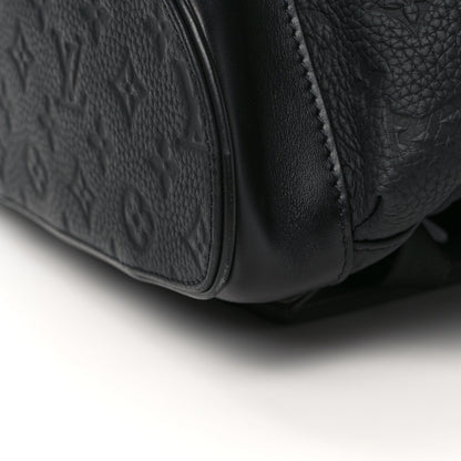 Louis Vuitton LOUIS VUITTON Taurillon Monogram Christopher MM Backpack Black 10 of 11
